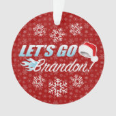 レッツゴーブランドンクリスマス オーナメント (正面)