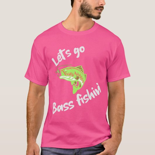レッツゴーベース魚釣り Tシャツ (正面)