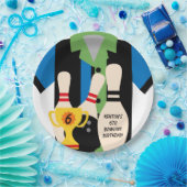 レッツゴーボーリング誕生日紙プレート ペーパープレート (パーティー)