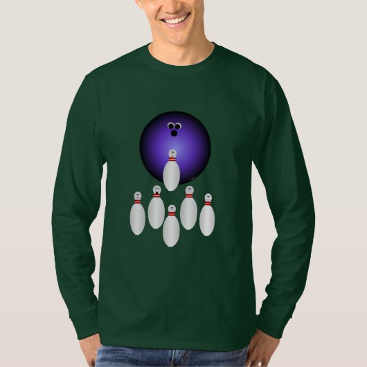 レッツゴーボーリングTシャツ Tシャツ (正面)