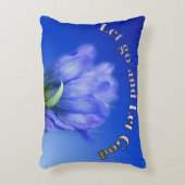 レッツゴーレゴジェントアンフラワー感動的引用文 アクセントクッション (正面(垂直))