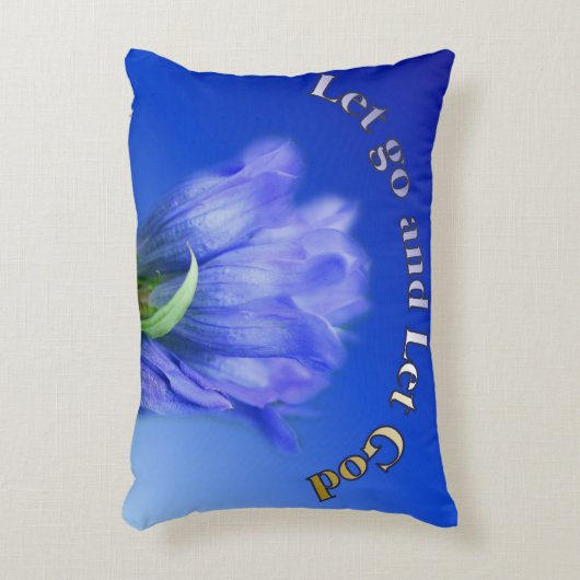 レッツゴーレゴジェントアンフラワー感動的引用文 アクセントクッション (正面(垂直))