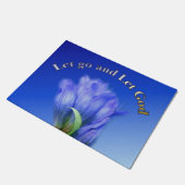 レッツゴーレゴジェントアンフラワー感動的引用文 ドアマット (アングル)