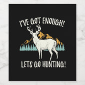 レッツゴー狩り ワインラベル (シングルラベル)