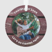 レッツゴー素朴魚釣りグランドパフォトオーナメント オーナメント (裏面)