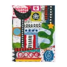 レッツゴー踊り葉書