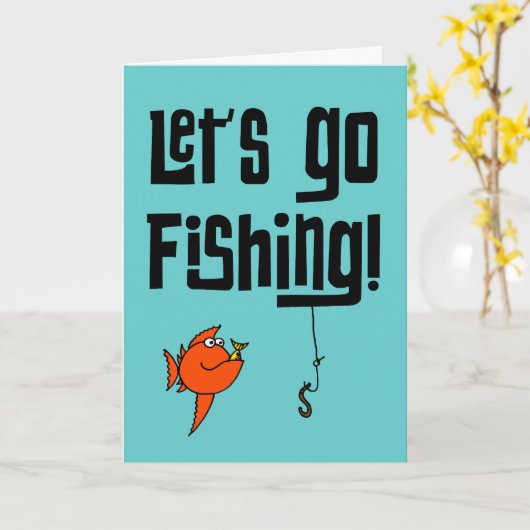 レッツゴー魚釣り カード (黄色い花)