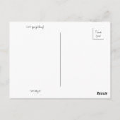 レッツゴー魚釣り ポストカード (裏面)