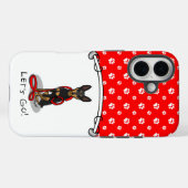レッツゴー!ミニチュアピンシャー ブラックタン (1) Case-Mate iPhoneケース (裏面 (横))