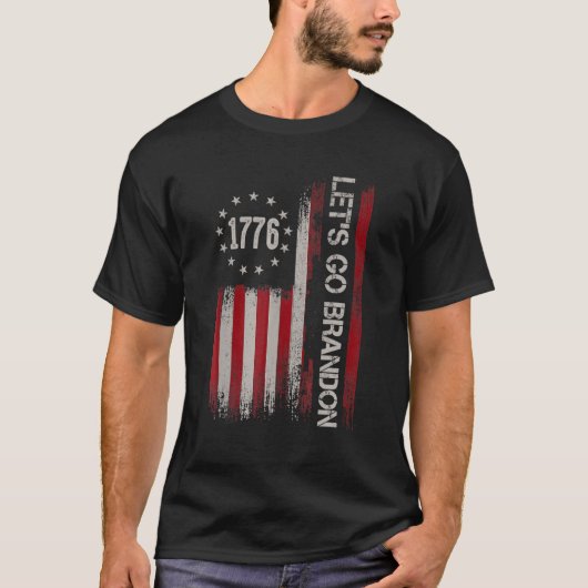 レッツゴーBandon Brandon USA国旗 Tシャツ (正面)