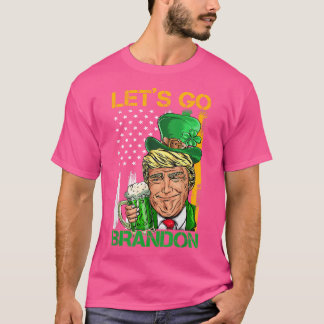 レッツゴーBrandon 2022セントパトリックの日トランプビールA Tシャツ