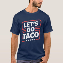 レッツゴーTacoトランプミーム – 政治おもしろいパロディ Tシャツ