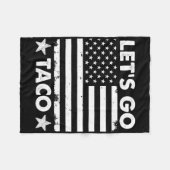 レッツゴーTaco6 フリースブランケット (正面(横))