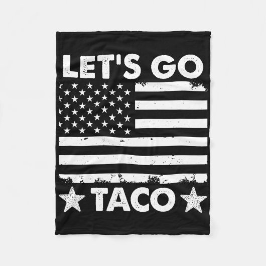 レッツゴーTaco6 フリースブランケット (正面)