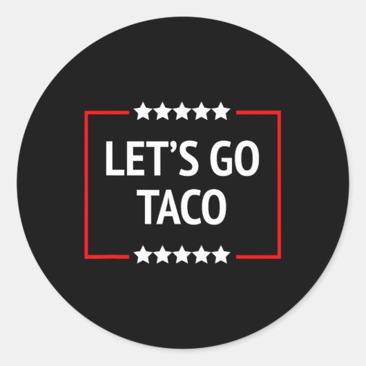 レッツゴーTaco 13 ラウンドシール (正面)