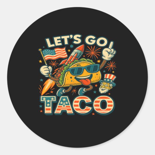 レッツゴーTaco 42 ラウンドシール (正面)