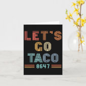 レッツゴーTaco 8647米国国旗86 47人女性7 カード (黄色い花)