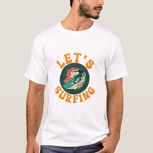レッツサーフィンガイ Tシャツ (正面)
