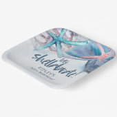 レッツシェラブラレートヒトシェルズビーチ誕生日 ペーパープレート (傾斜あり)