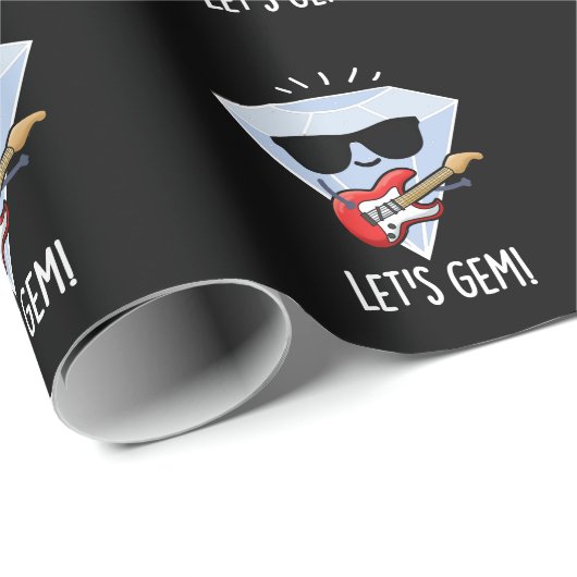 レッツジェムジュエルおもしろいプンダークBG ラッピングペーパー (ロールコーナー)