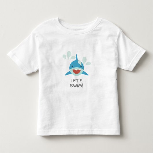レッツスイム トドラーTシャツ (正面)