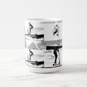 レッツスクーのまわりにト – スタントスクーターライダー コーヒーマグカップ (中央)