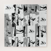 レッツスクーのまわりにト – スタントスクーターライダー ジグソーパズル (横)