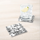 レッツスクーのまわりにト – スタントスクーターライダー スクエアペーパーコースター (インサイチュ)