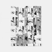 レッツスクーのまわりにト – スタントスクーターライダー フリースブランケット (正面)