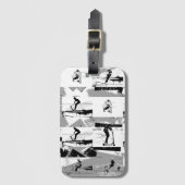 レッツスクーのまわりにト – スタントスクーターライダー ラゲッジタグ (正面縦)