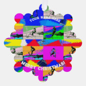 レッツスクート – スタントスクーターライダー オーナメントカード (正面)