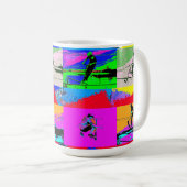 レッツスクート – スタントスクーターライダー コーヒーマグカップ (正面右)