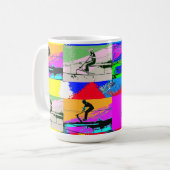 レッツスクート – スタントスクーターライダー コーヒーマグカップ (正面左)