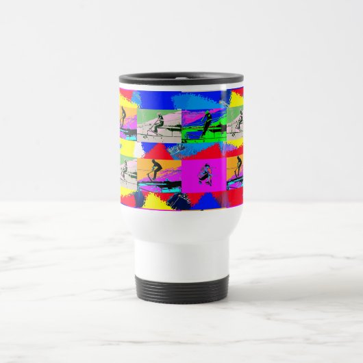 レッツスクート – スタントスクーターライダー トラベルマグ (中央)