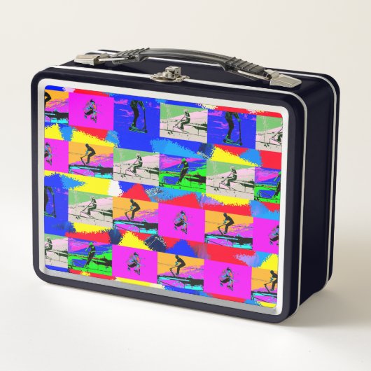 レッツスクート – スタントスクーターライダー メタルランチボックス (正面)