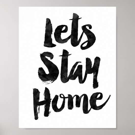 レッツステイホーム ポスター (正面)