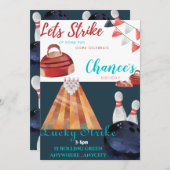 レッツストライク誕生日招待状カード (正面/裏面)