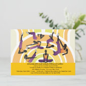 レッツストレッチフィットネス招待状 招待状 (スタンド正面)