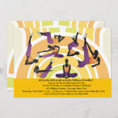 レッツストレッチフィットネス招待状 招待状 (正面/裏面)