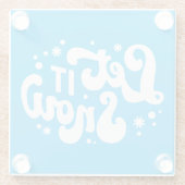 レッツスノーウィンターデザイン ガラスコースター (裏面)