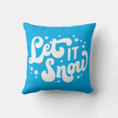 レッツスノーウィンターデザイン クッション (裏面)