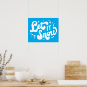 レッツスノーウィンターデザイン ポスター (キッチン)