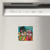 レッツスノーエンジェルス雪だるま マグネット (インサイチュ (食洗機))