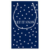 レッツスノークリスマスホリデイ抱き枕 スモールペーパーバッグ (裏面)