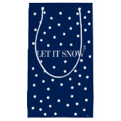 レッツスノークリスマスホリデイ抱き枕 スモールペーパーバッグ (正面)