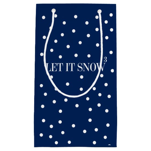 レッツスノークリスマスホリデイ抱き枕 スモールペーパーバッグ (正面)