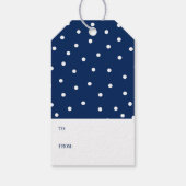 レッツスノークリスマスホリデーギフトラベル ギフトタグ (裏面)