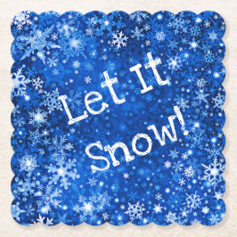 レッツスノーシューカスタム紙コースター ペーパーコースター