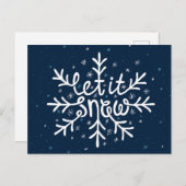 レッツスノータイプデザイン ポストカード (正面/裏面)