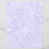 レッツスノーパープルスクラップブック紙 (正面)
